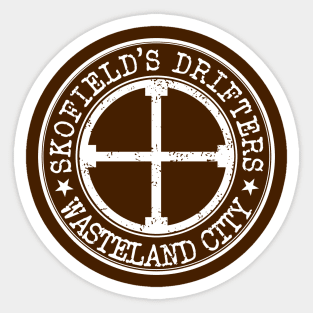 Skofield's Drifters (White) Sticker